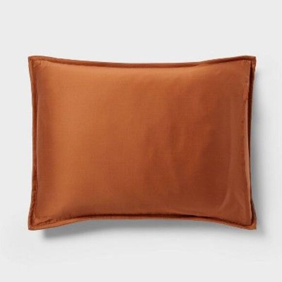 Threshold - Full/Queen TENCEL Comforter and Sham Set Copper - Copper - Picture 4 of 4